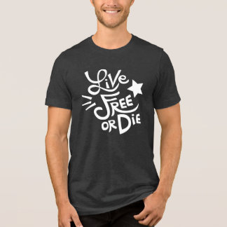 Camiseta Triblenda New Hampshire State Motto Live Free o Die