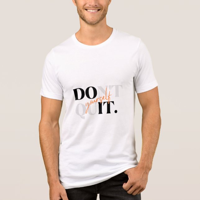 Camiseta Triblenda Nice Quit Design  (Anverso)