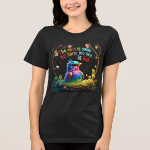 Camiseta Triblenda Nido pequeño, grandes sueños - Inspiración de la n