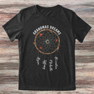 Camiseta Triblenda Nietos nombra Ilustracion Dreamcatcher de la abuel