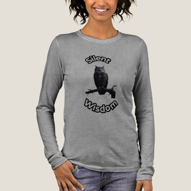 Camiseta Triblenda  **Night Forest Owl – Realistic Nocturnal Owl Illu (Anverso)