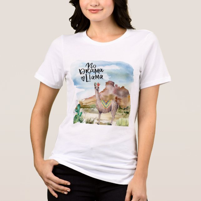 Camiseta Triblenda Ninguna llamada dramática (Anverso)