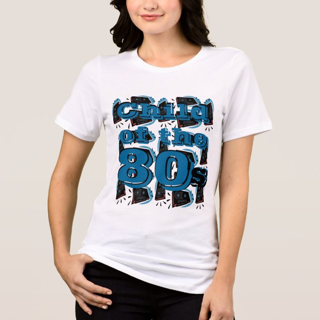 Camiseta Triblenda Niño de los años 80 - Personalizado (Anverso)