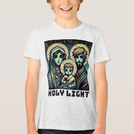 Camiseta Triblenda Niño Jesús : La Sagrada Familia: Luz Santa