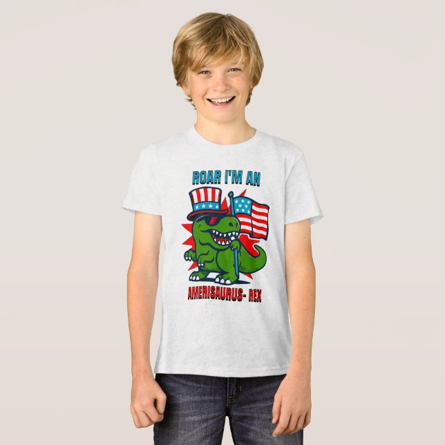 Camiseta Triblenda Niños 4 de julio (Anverso Completo)
