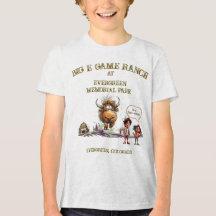 Niños divertidos Bisonte americano búfalo 2 Camise