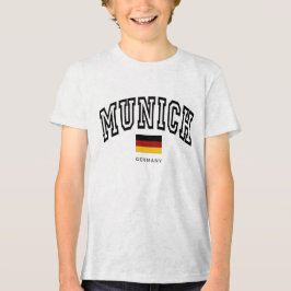 Camiseta Triblenda Niños Múnich Alemania Varsity Vintage