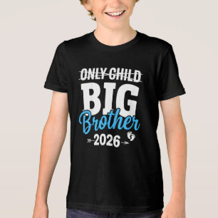 Camiseta Triblenda Niños Solo Hijo Tachado Hermano Mayor 2026