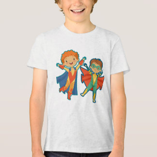 Camiseta Triblenda Niños superheroicos lindos