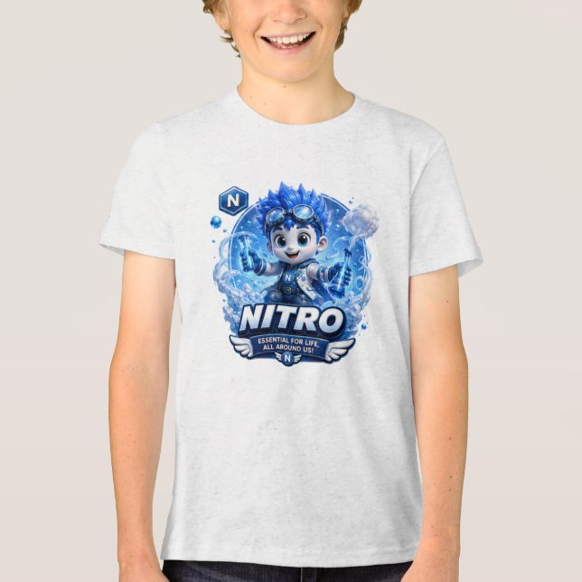 Camiseta Triblenda Nitrógeno de ATOMIVRA (Anverso)