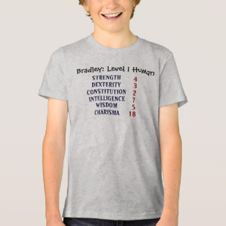 Camiseta Triblenda Nivel 1 Personalizado Humano