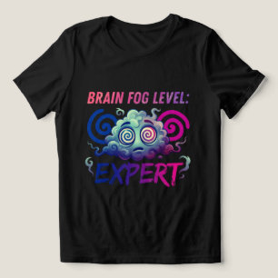 Camiseta Triblenda Nivel de Niebla Mental: Experta – Humor de Perimen