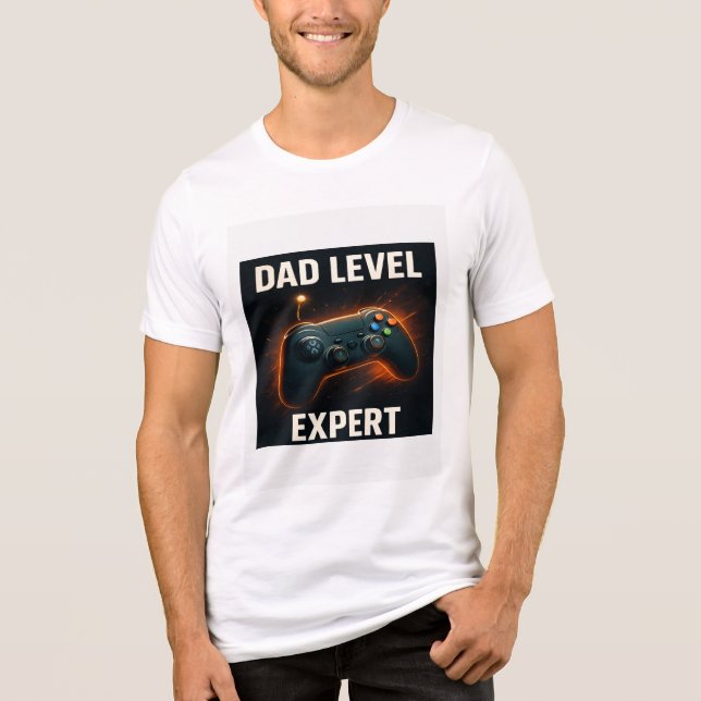 Camiseta Triblenda Nivel de papá: experto (Anverso)