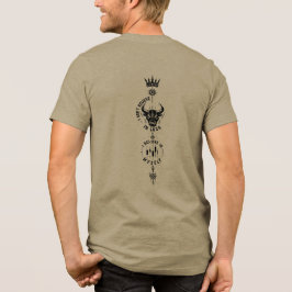 Camiseta Triblenda No Creo en la Suerte Creo en Mí Mismo
