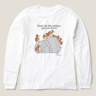 CAMISETA TRIBLENDA NO DEJE LOS PAVOS CONSEGUIRLE ABAJO