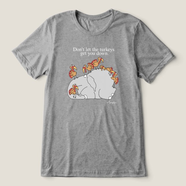 CAMISETA TRIBLENDA NO DEJES QUE LOS TURQUÍES TE VAYAN (Diseño delantero )