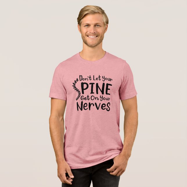 Camiseta Triblenda No dejes que tu columna vertebral se ponga en quir (Anverso Completa)