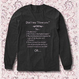 Camiseta Triblenda No digas "Te quiero"