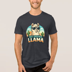 Camiseta Triblenda No Drama Llama - Reino de las Criaturas