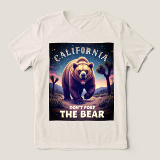 Camiseta Triblenda No enganche el té gráfico de la bandera de Califor