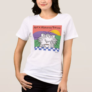 Camiseta Triblenda NO ES UNA PERSONA MAÑANA por Sandra Boynton