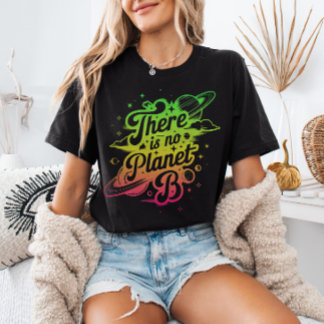 Camiseta Triblenda No hay conciencia del planeta B sobre el cambio cl