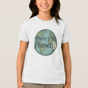 Camiseta Triblenda No Hay Planeta B - Conciencia climática del Día de