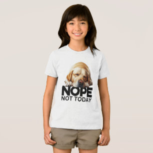Camiseta Triblenda No Hoy Perro Labrador Amarillo
