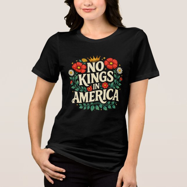 Camiseta Triblenda No Kings America (Anverso)