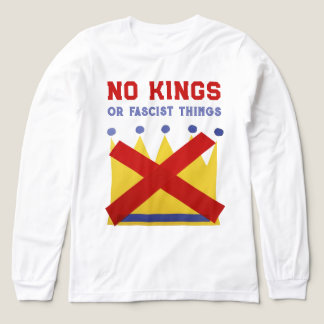 Camiseta Triblenda No Kings lucha contra el fascismo