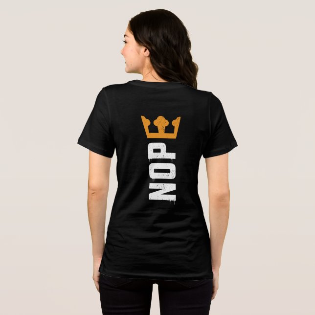 Camiseta Triblenda No Kings Two Sided Front Back NOPE (Reverso Completo)