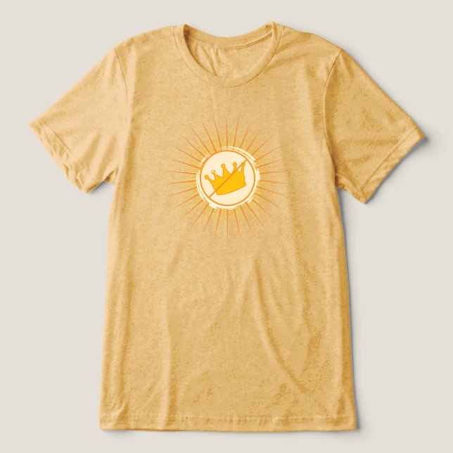 Camiseta Triblenda No Kings Yellow Men's Basic T-Shirt (Diseño delantero )