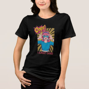 Camiseta Triblenda No le importa al Chica de papel rosado