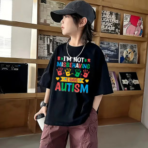Camiseta Triblenda No Me Estoy Portando Mal Autismo
