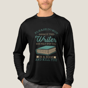 Camiseta Triblenda No Molestar Al Escritor Autor Gag