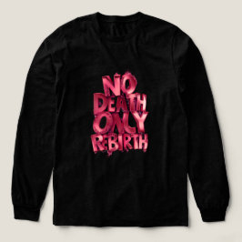 Camiseta Triblenda No Muerte Solo Renacimiento BELLA+CANVAS LONGSLEEV