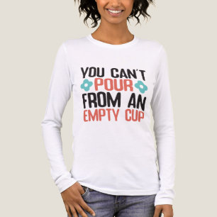 Camiseta Triblenda No Puedes Servir de una Taza Vacía Cita de Autocui