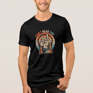 Camiseta Triblenda No puedo, no te oigo, estoy jugando