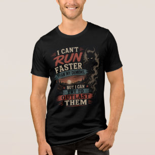 Camiseta Triblenda No Puedo Superar a Mis Demonios Corredor