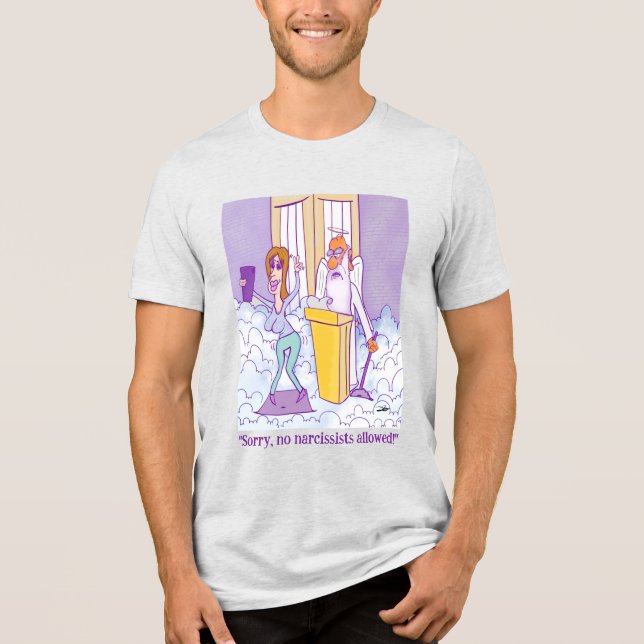 Camiseta Triblenda No se permite la narcisista (Anverso)