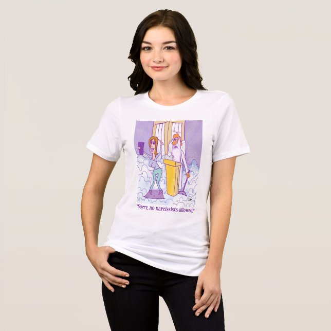 Camiseta Triblenda No se permite la narcisista (Anverso Completo)