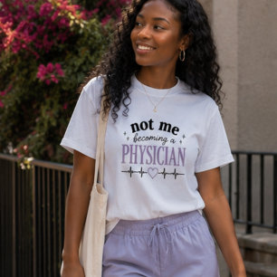 Camiseta Triblenda No seré médico Futuro médico lindo 