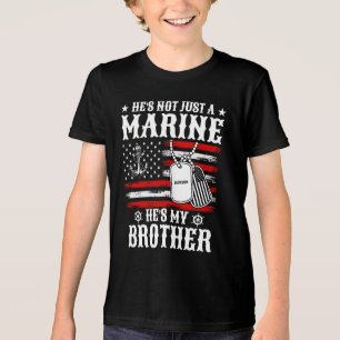 Camiseta Triblenda No sólo un marine, es mi hermano patriota gracioso