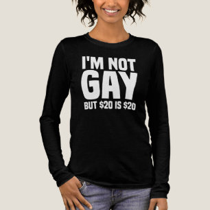 Camiseta Triblenda No soy gay pero $20 son $20-45324