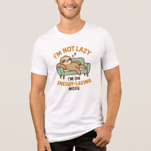 Camiseta Triblenda No soy perezoso, estoy en modo de ahorro de energí