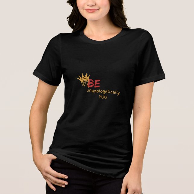 Camiseta Triblenda No te arrepientas, empoderamiento y confianza (Anverso)