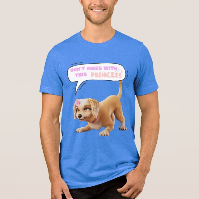 Camiseta Triblenda No te metas con esta princesa (Anverso)