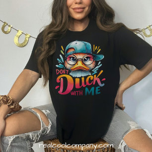 Camiseta Triblenda No te metas conmigo Frase de Actitud Sassy para Mu