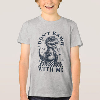 Camiseta Triblenda No te rías conmigo - Retro de dinosaurios