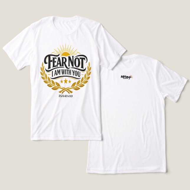 Camiseta Triblenda No Temas - ISA41v10 (Diseño Anverso y Reverso)